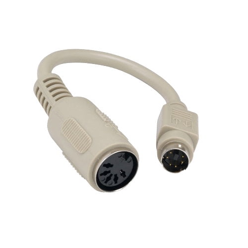 6 Conductor Straight PCCONNECT PS/2 Male Cable MiniDin6 Male 10 feet Cable 6 Conductor Straight PCCONNECT PS/2 Male Cable MiniDin6 Male 10 feet Cable